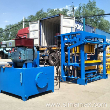 QT4-30 diesel cement solid brick making machine